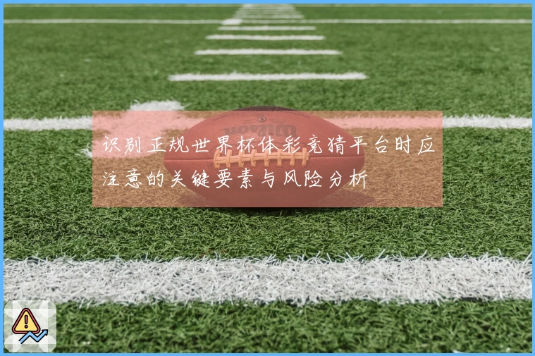识别正规世界杯体彩竞猜平台时应注意的关键要素与风险分析