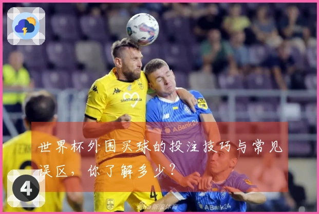 世界杯外围买球的投注技巧与常见误区，你了解多少？